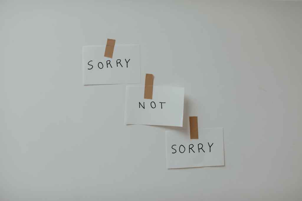 Why does sorry seem to be the hardest&nbsp;word?